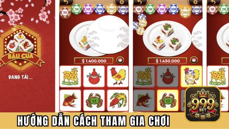 Hướng dẫn cách tham gia chơi Bầu Cua online